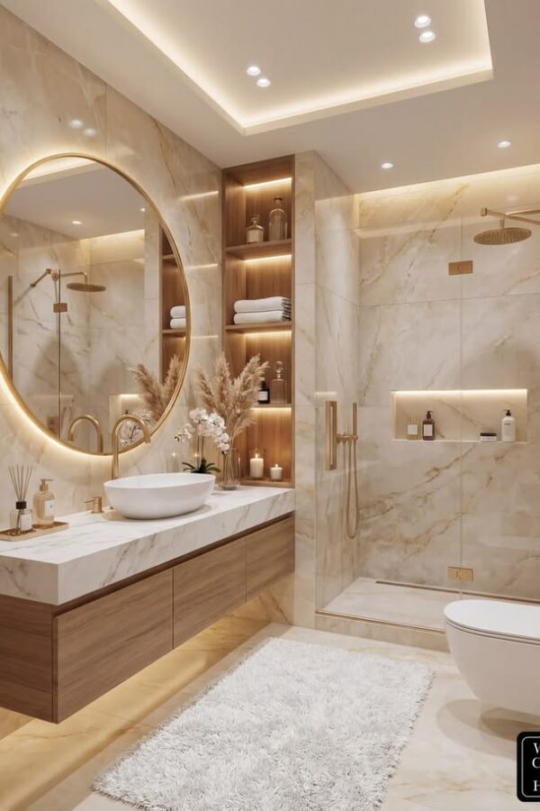 28 Modern Bathroom Design Ideas for 2026 Ending The Era Of Safe Neutral Layouts