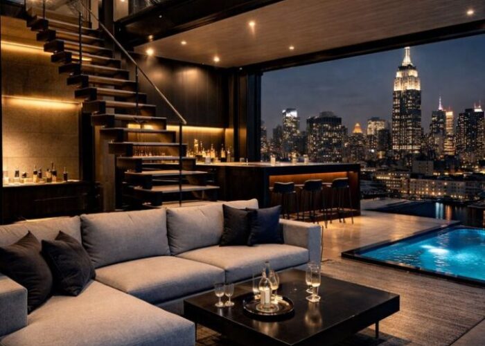 The Penthouse Container _ Vertical Luxury Container Home